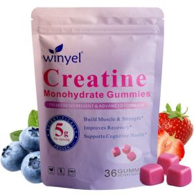 Creatine Monohydrate Gummies, 5 Grams Per Serving, Sugar-free Creatine Gummies, Suitable For Workouts, Strength, Cognitive Health, And Muscle Support,