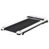 Soozier Walking Treadmill Pad with LED Monitor Remote Control Jogging Machine White