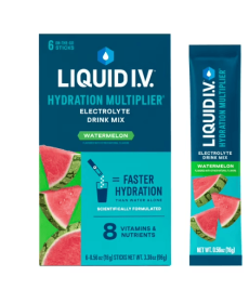 Liquid I.V.® Watermelon Hydration Multiplier® Powdered Electrolyte Drink Mix, 6 Count Packets