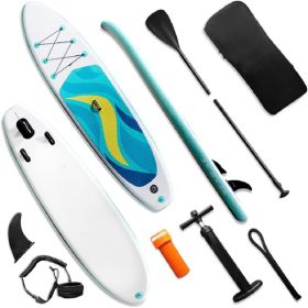 Stand Up Paddle Board 126"×32"×6" Extra Wide Thick Sup Board with Premium Sup Accessories & Backpack, Non-Slip Deck, Leash, Adjustable Paddle