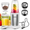 KOIOS 900W Personal Blender for Blending and Mixing, 11-Piece Countertop Blender Grinder Combo for Kitchen