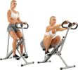 Squat Assist Trainer, Foldable & Easy Setup Exercise Equipment w/Adjustable Resistance, Home Gym Training Machine for Arm, Glute & Leg Workout