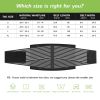 Women's waist training device Neoprene sauna sweat training belt waist shaping belt (black) XL size