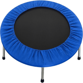 Only Supports Self Pickup 40-Inch Adult And Children's Fitness Trampoline With Adjustable U-Handle Jump Rebounder (Option: Without Handle)