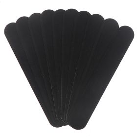 20pcs/Pack Hat Sweat Liner Cloth Skin Friendly Absorbent Sweat Pad Self-Adhesive Sizing Tape Hat Anti-Dirty Pads For Golf Baseball Tennis Cap Black & (Color: Black, Applicable People: Outdoor Sport)