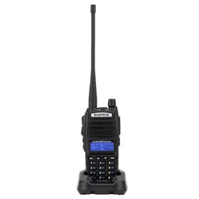 US Standard UV-82 5W 2000mAh Analog Walkie Talkie Split Charging With Earphones (Color: Black)
