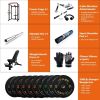 Multi-functional Power Cage,Home Adjustable Pullup Squat Rack 1000Lbs Capacity Comprehensive Fitness Barbell Rack